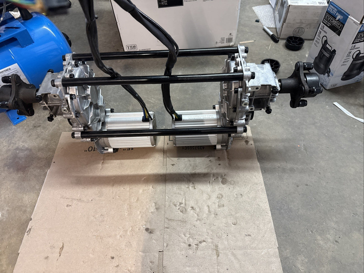 Complete Drive Motor & Transaxle Assembly Ryobi 54" Z54Li 80v Zero Turn Mower