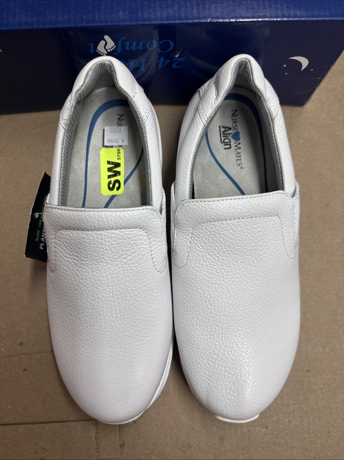 Nurse Mates Women's Harmony Shoe in White Size 7 W