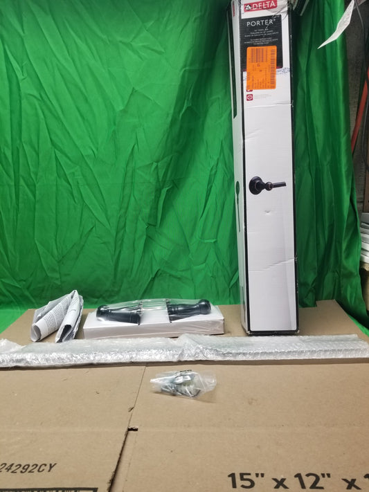 Delta 78424-OB1 Porter 24 in. Towel Bar in Oil Rubbed Bronze NEW OPEN BOX