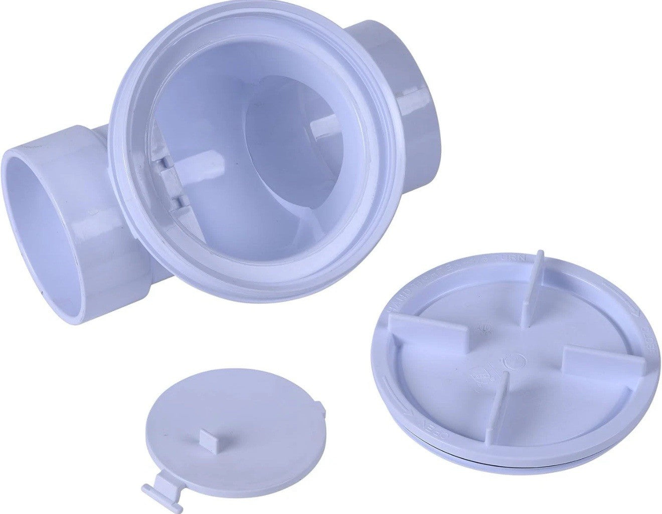 Oatey 4 In. PVC Backwater Valve, Sewage Backflow Preventer waste water back stop