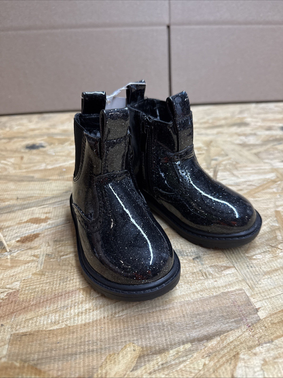 DADAWEN Toddler Size 5 Boots waterproof outdoor sidezipper comfort ankle booties