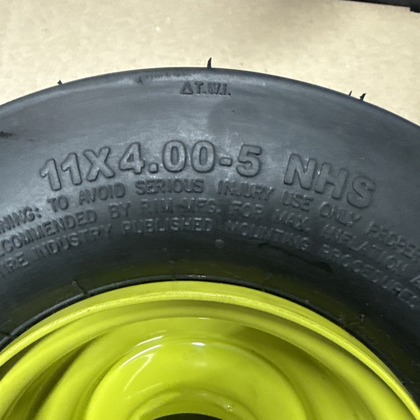 Front Wheel & Tire for Ryobi Z30Li 80v Zero Turn Mower