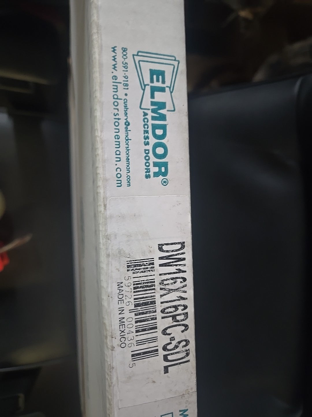 ELMDOR Dry Wall Access Door Panel 16" x 16" DW16X16PC-SDL