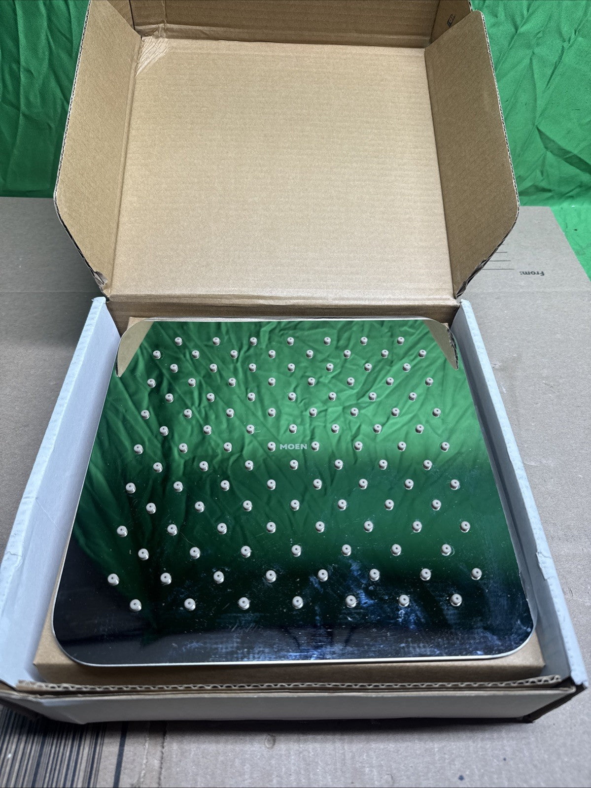 Signature Hardware S1003EP 10" Square Razor Thin Rain Shower Head Chrome Eco