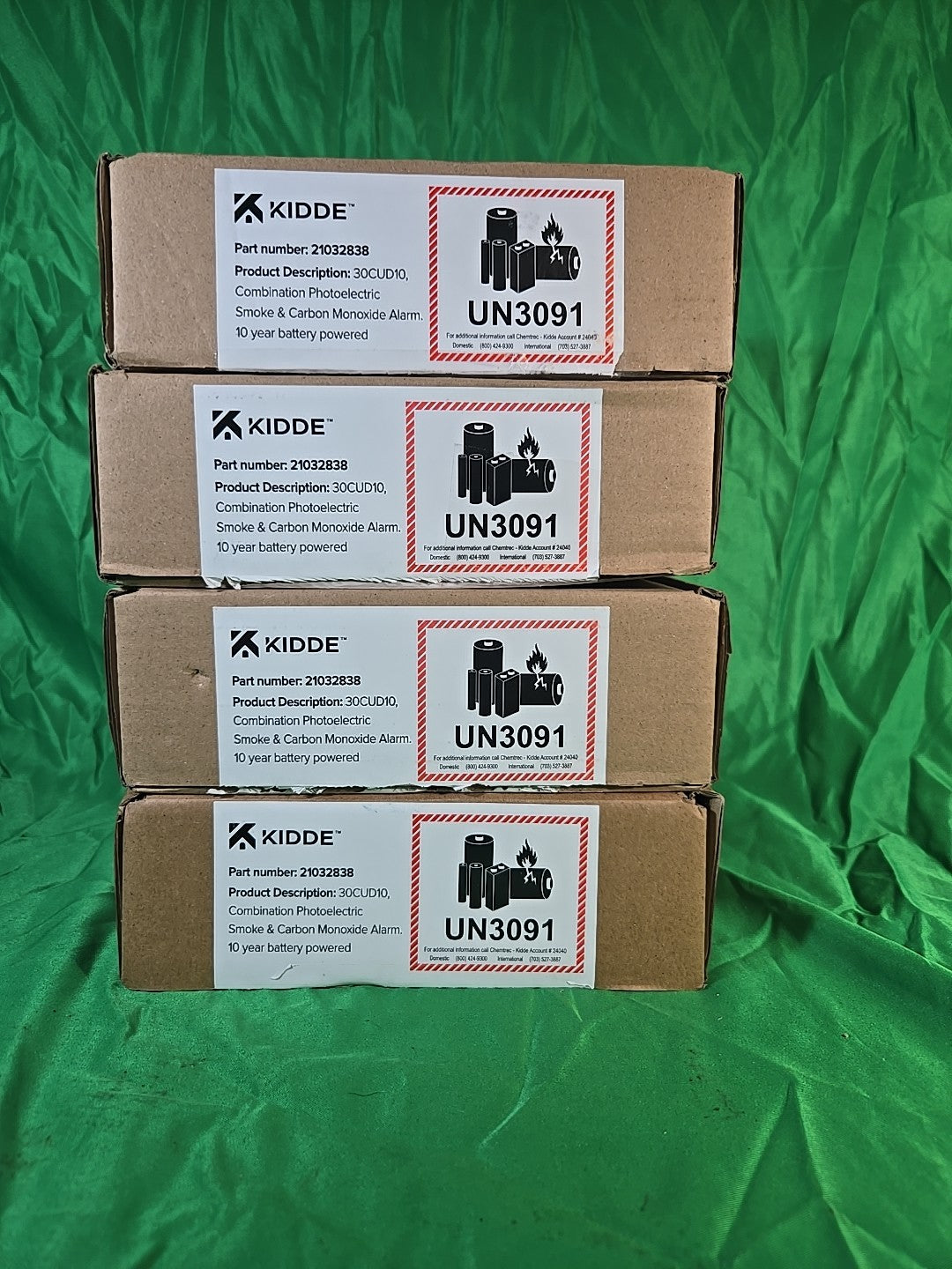 Kidde Smoke & CO Detector, 10-Year Battery, LED Warning Indicators 30CUD10