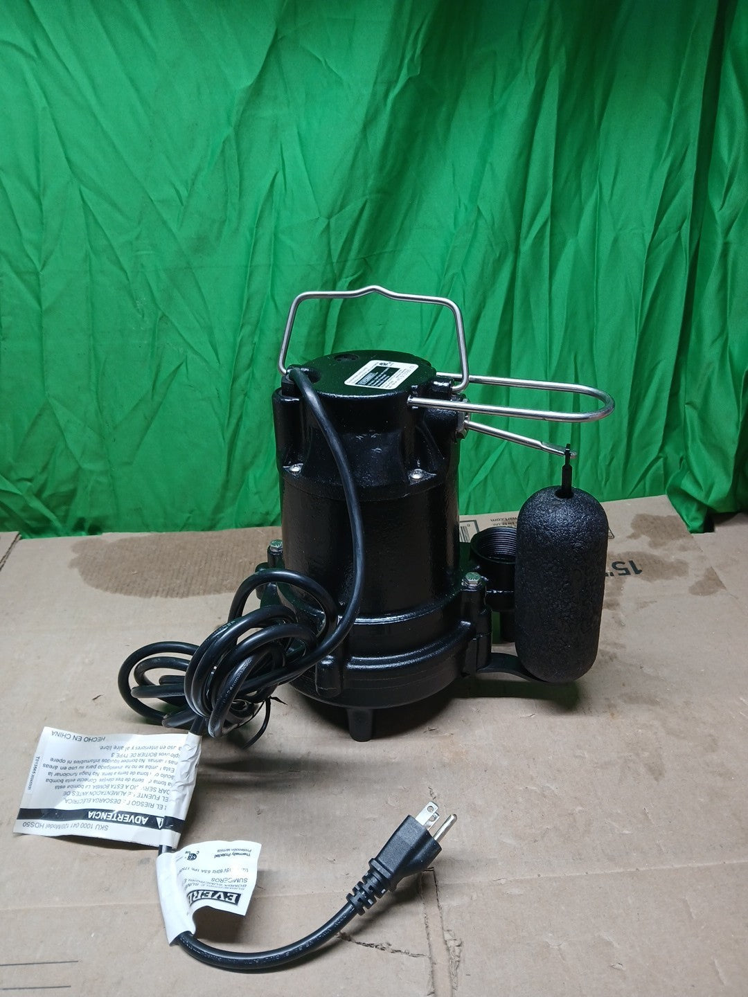 Everbilt 1/2 HP Cast Iron Submersible Sump Pump