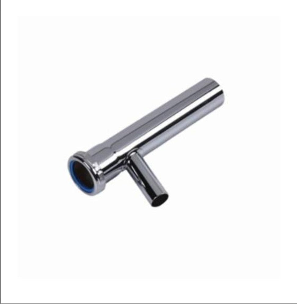 10p Dearborn 814ET-1 Branch Tailpiece 1-1/2" x 8" 20ga Brass Tubular Slip Joint