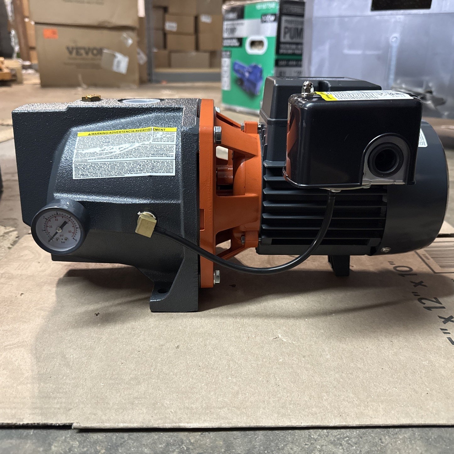 Leo Pump Cast Iron Construction Shallow Well Pump, 3/4 Hp 1100gpm 115/230v