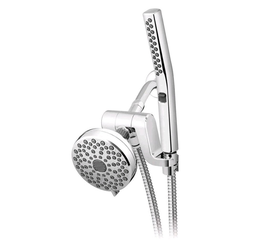 Waterpik HairWand Spa System 12-Spray Dual Showerhead and Handheld Showerhead