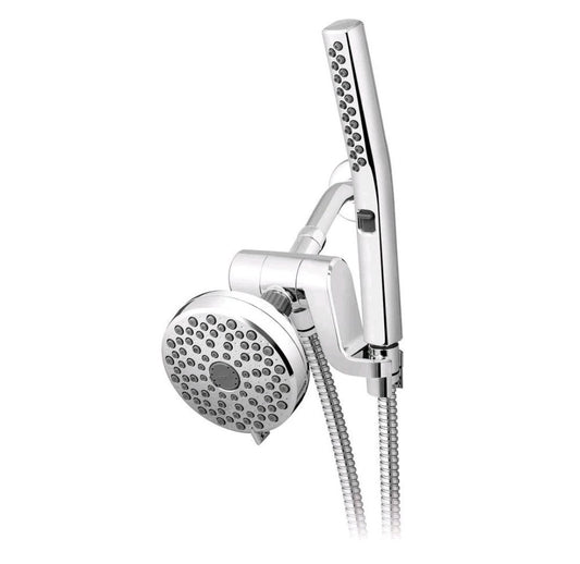 Waterpik HairWand Spa System 12-Spray Dual Showerhead and Handheld Showerhead