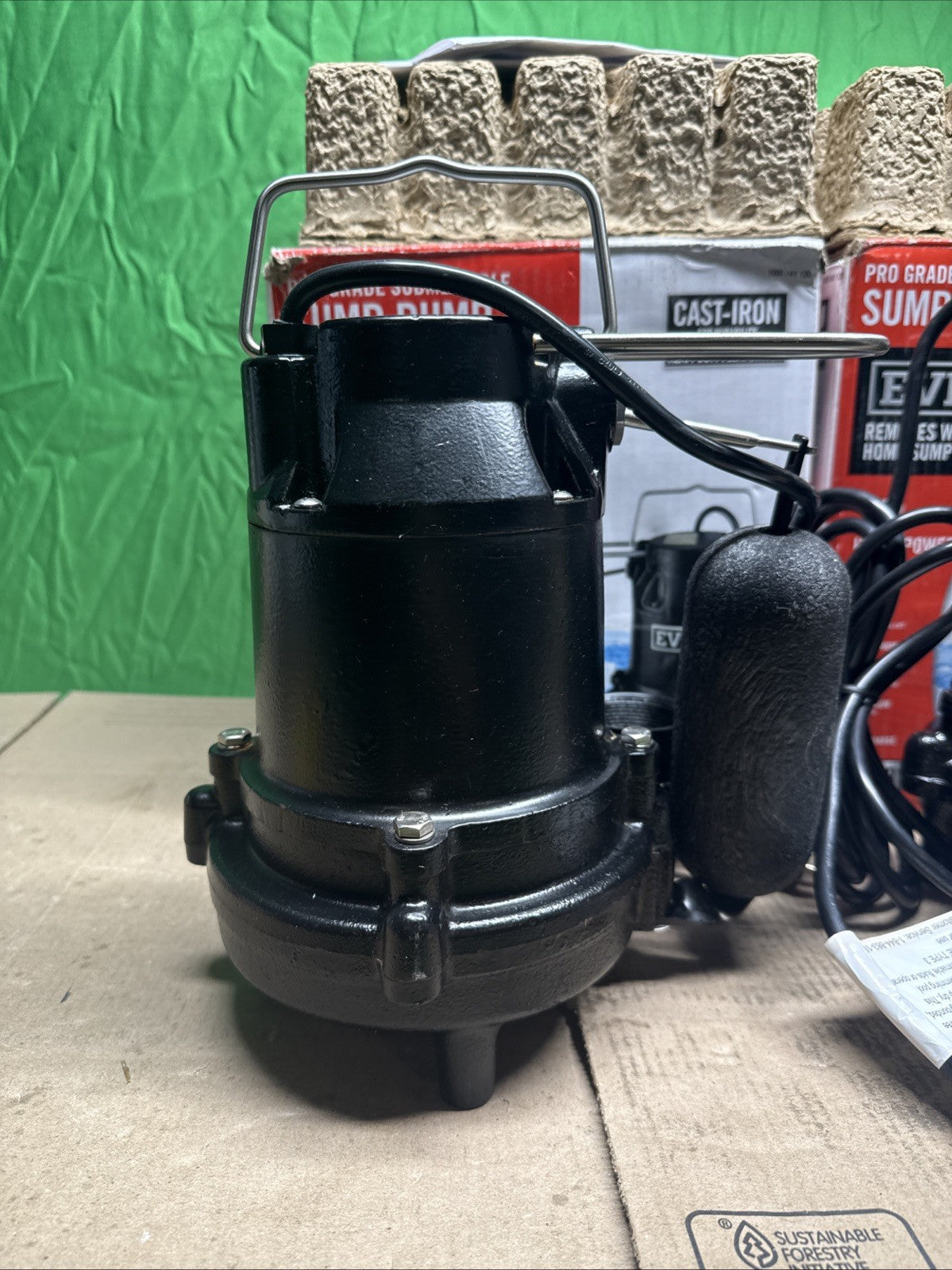 Everbilt 1/2 HP Cast Iron Sump Pump Model # HDS50 NOB