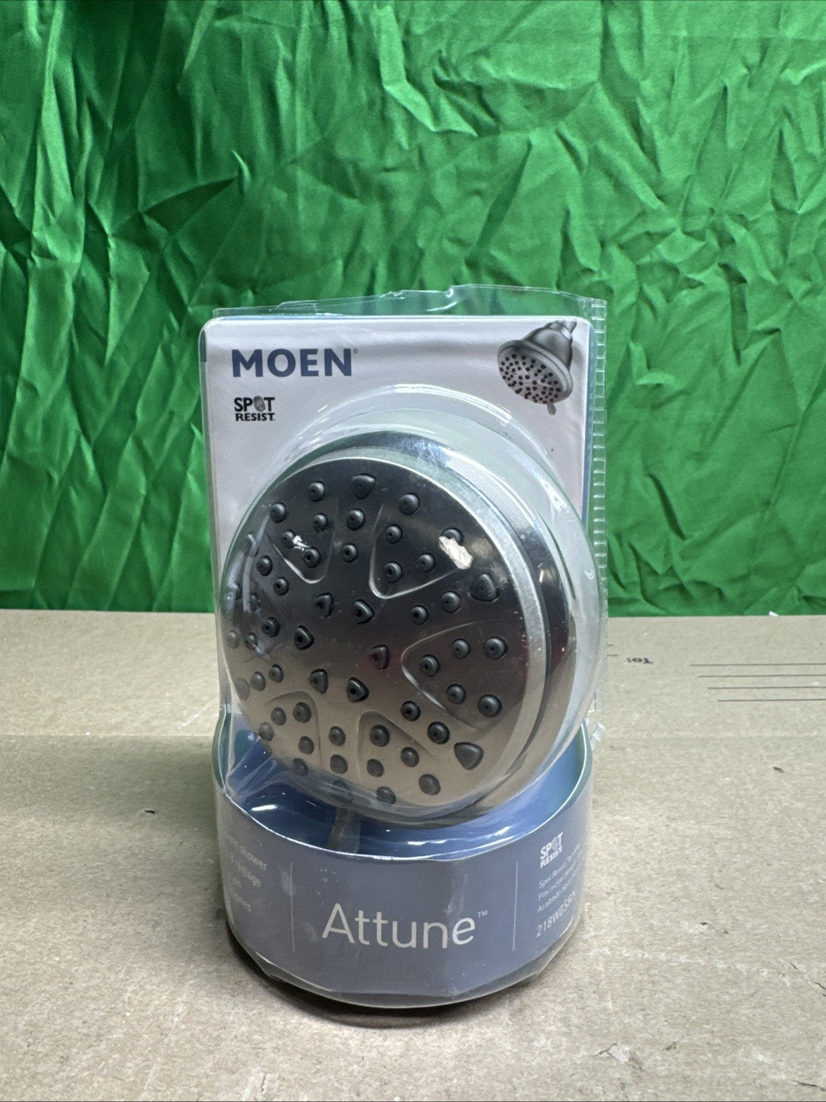 Moen Attune 8 Spray Settings High Pressure Shower Head Brushed Nickel Anti-Spot