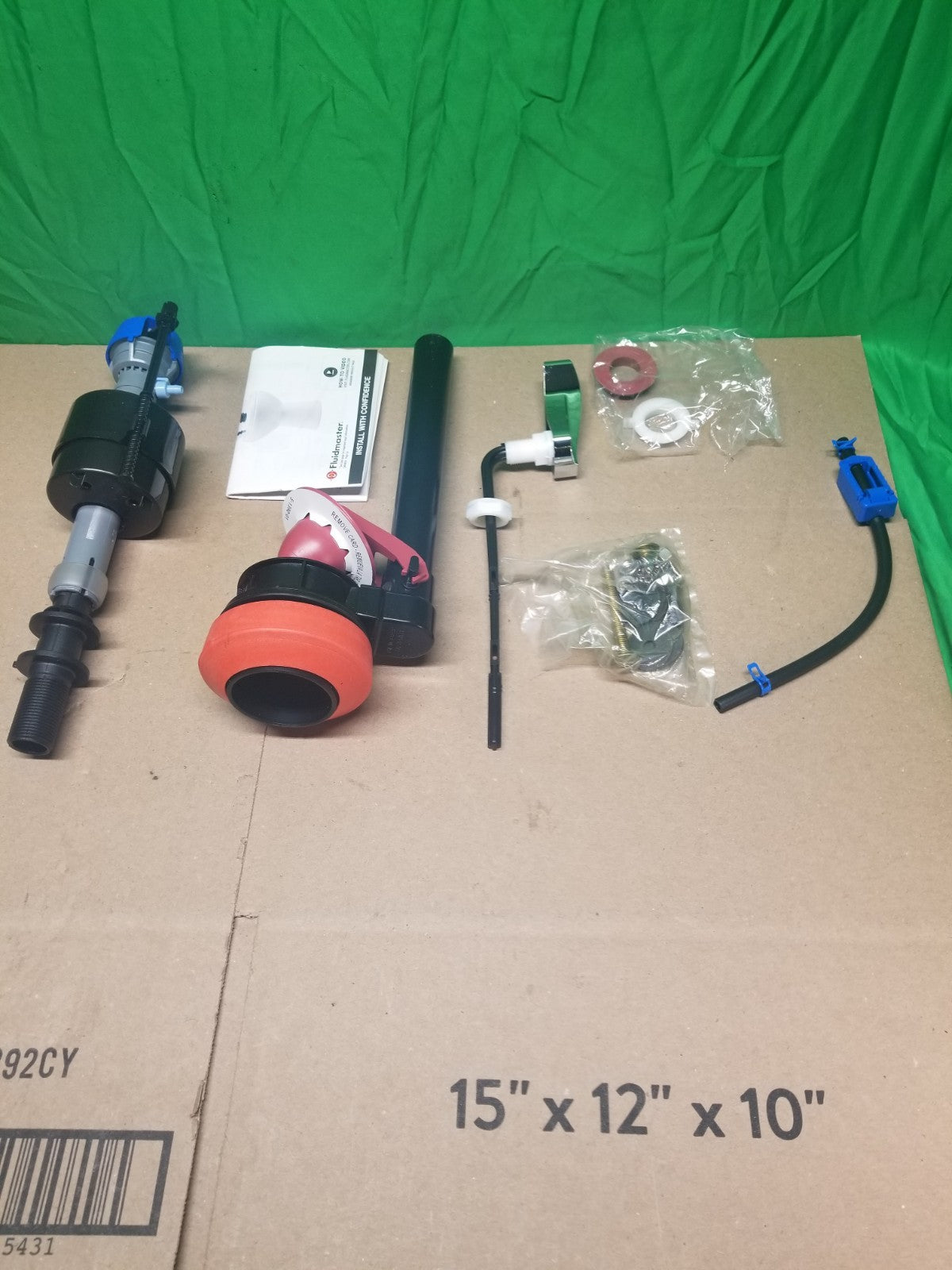 LOT OF 2 Fluidmaster Universal Complete Toilet Repair Kit 10" H 400ARHRK Openbox