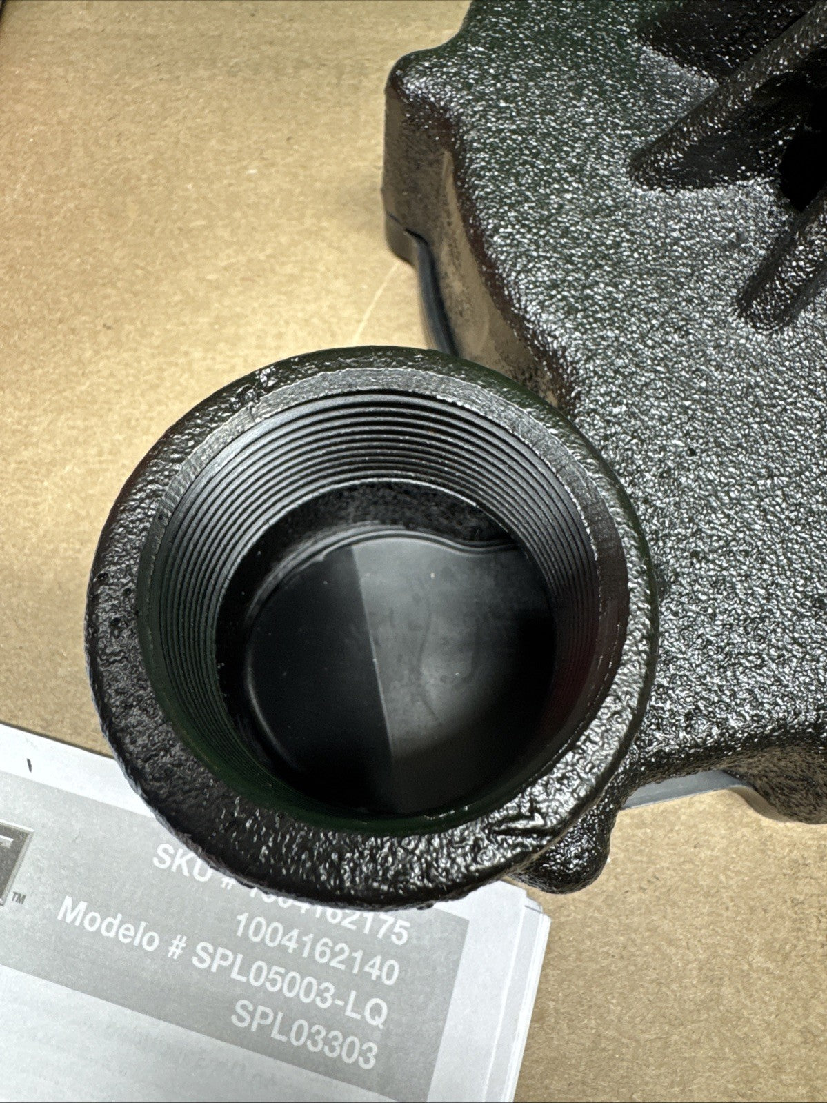 Everbilt Pedestal Sump Pump Stainless Steel and Cast Iron 1/2 HP SPL05003-LQ