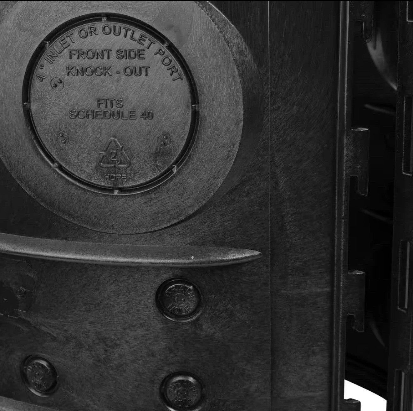 NDS 24" x 24" x 29" 50 Gal Flo-Well Stormwater Leaching System Catch Basin Kit