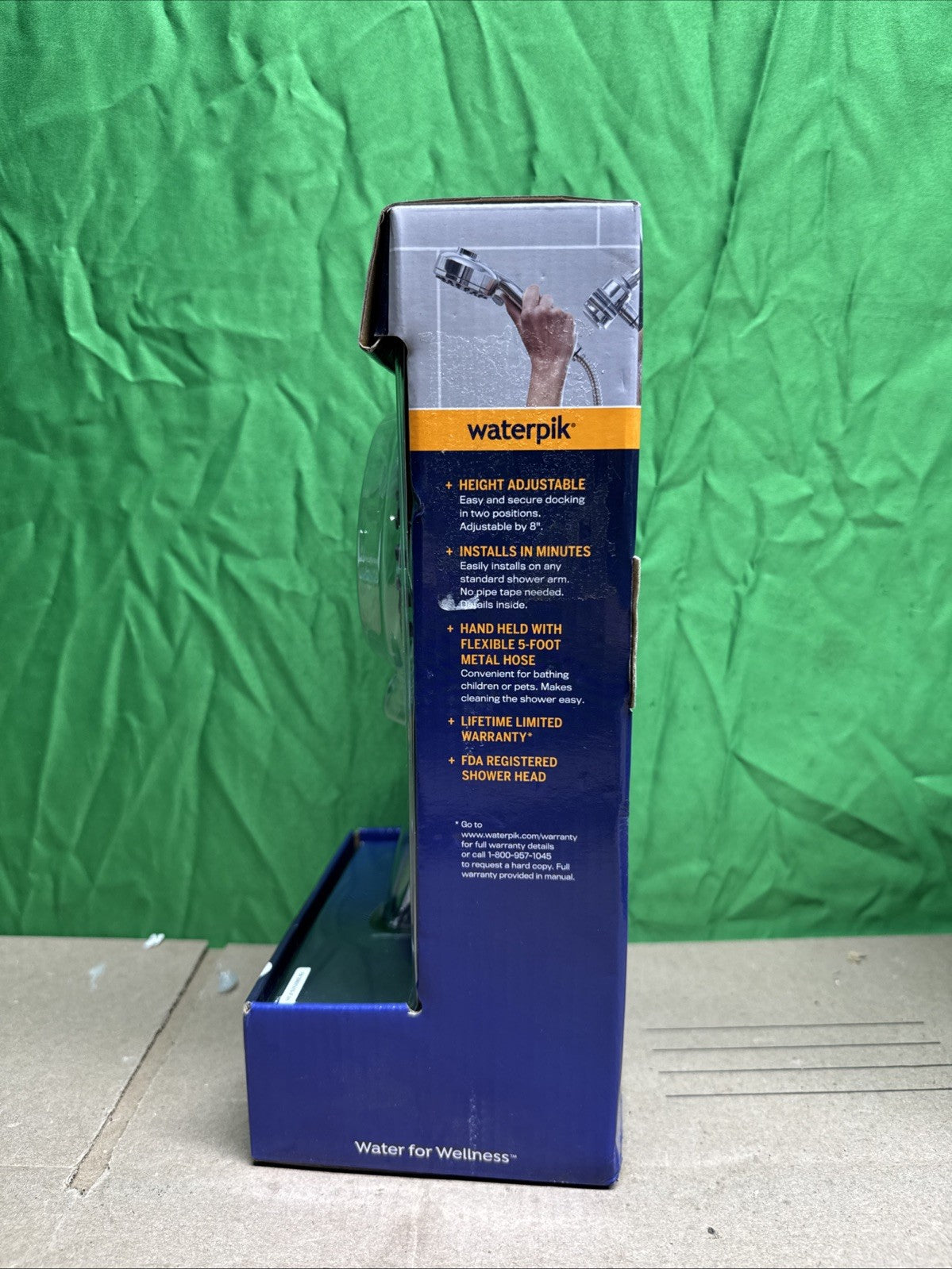 NEW Dualdock Multi-height 7spray wallmount handheld showerhead