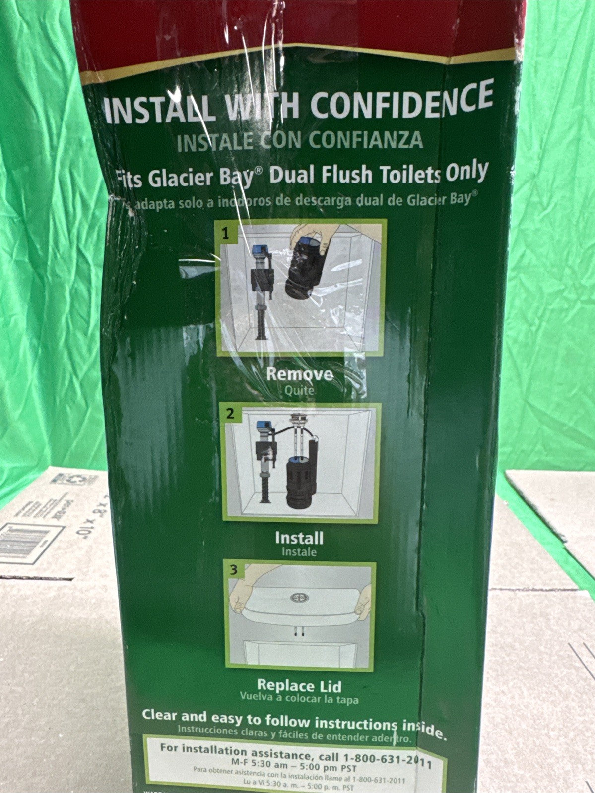 Fluidmaster Replacement 3 in. Dual Flush Valve for 2-Piece Glacier Bay Toilets