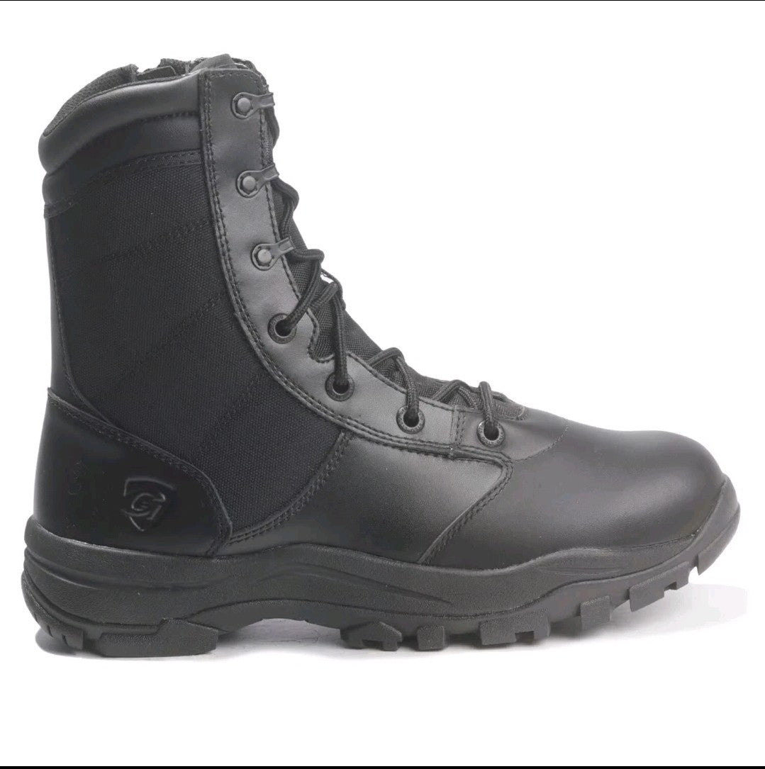 Galls 8" Duty Work Boots Men's Sz 9M Black Leather Soft Toe Tactical Lace Up