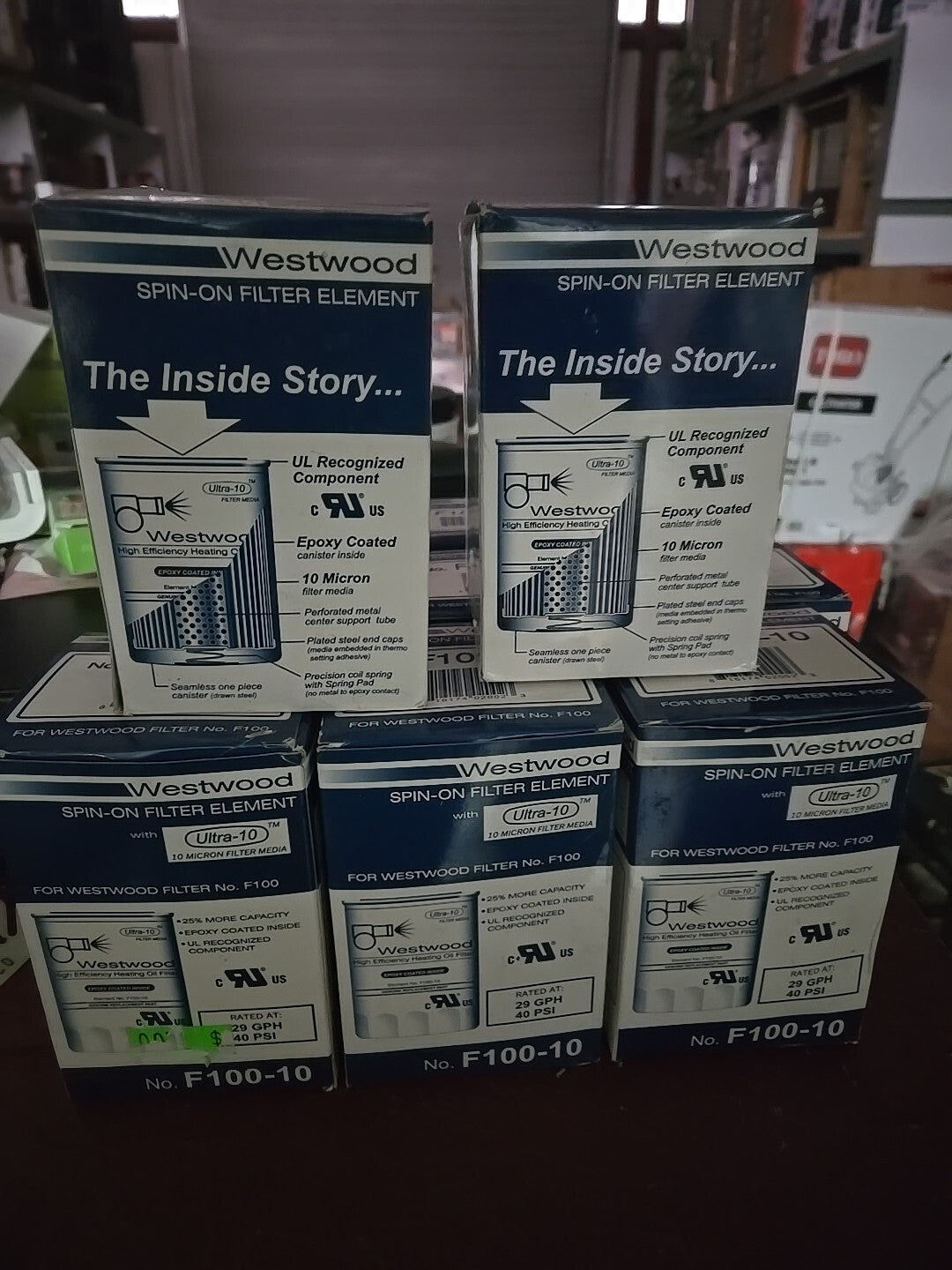 WESTWOOD F100-10 REPLACEMENT FILTER FOR F100 OIL FILTER