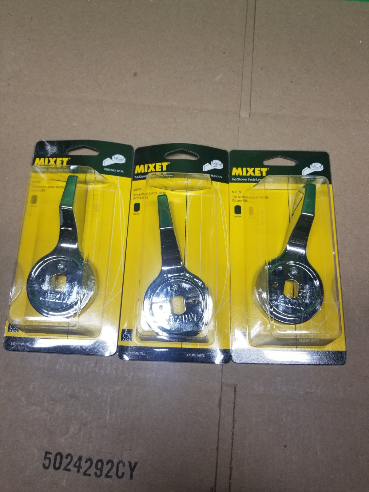 LOT OF 3 Fluidmaster 691 Chrome Plastic Adjustable Replacement Flush Lever