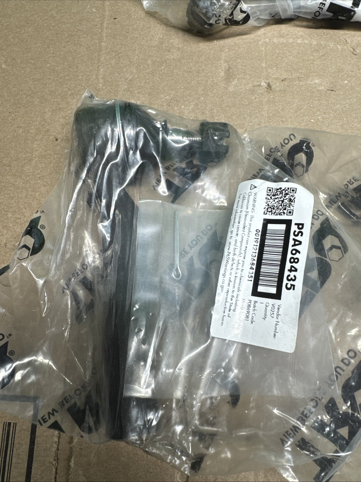 LOT OF 2 Steering Tie Rod End TRQ PSA68435