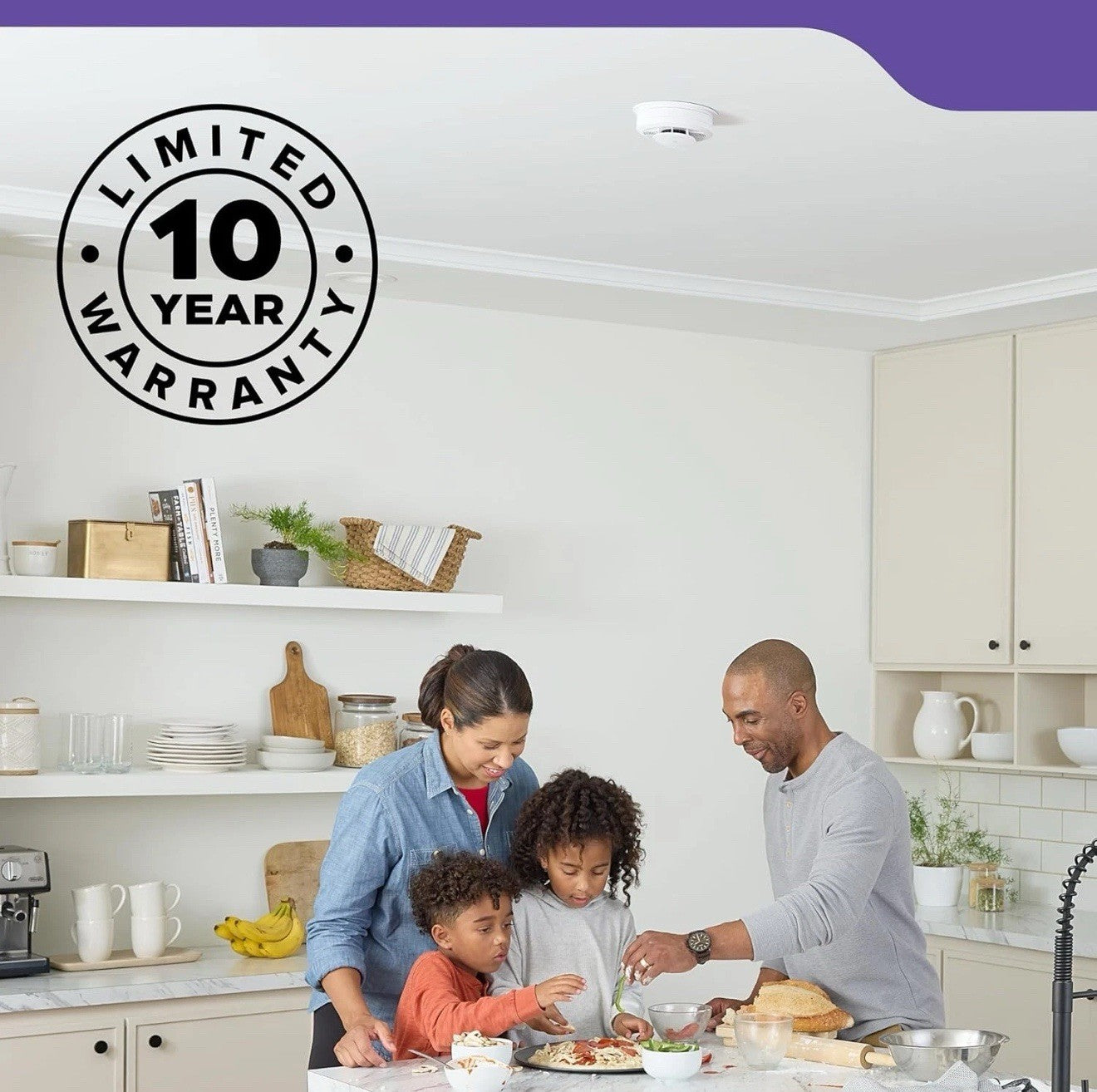 2-PACK Kidde Smoke & Carbon Monoxide Detector 10yr Battery Model: 30CUD10 NEW OB