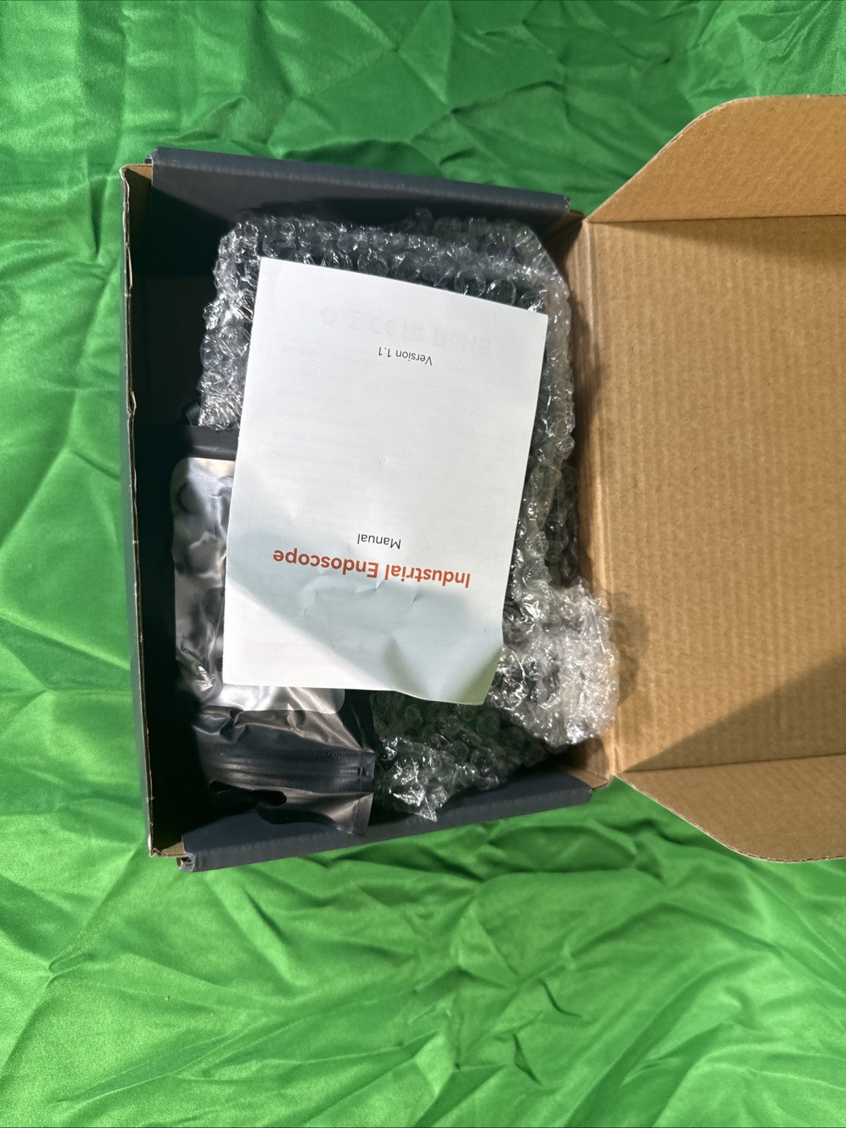 Dual Lens Borescope 4.3" Endoscope Camera w Light Waterproof 1080HD 16.5'