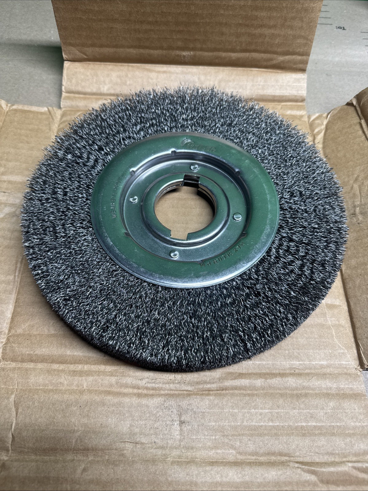 Weiler 06160 10" Medium Face Crimped Wire Wheel .014 Wire 2" Arbor (B131)