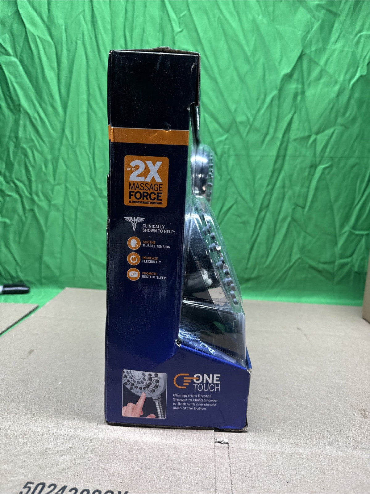 Waterpik 8-Spray Fixed & Handheld Shower Head 1.8 GPM Chrome 2"