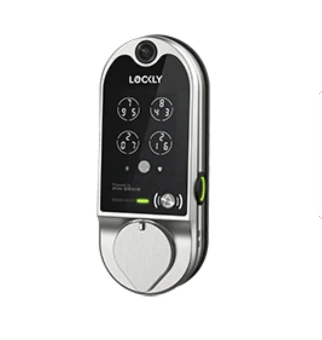 LOCKLY VISION Smart Lock & Video Doorbell Deadbolt Edition Wi Fi Bluetooth Touch