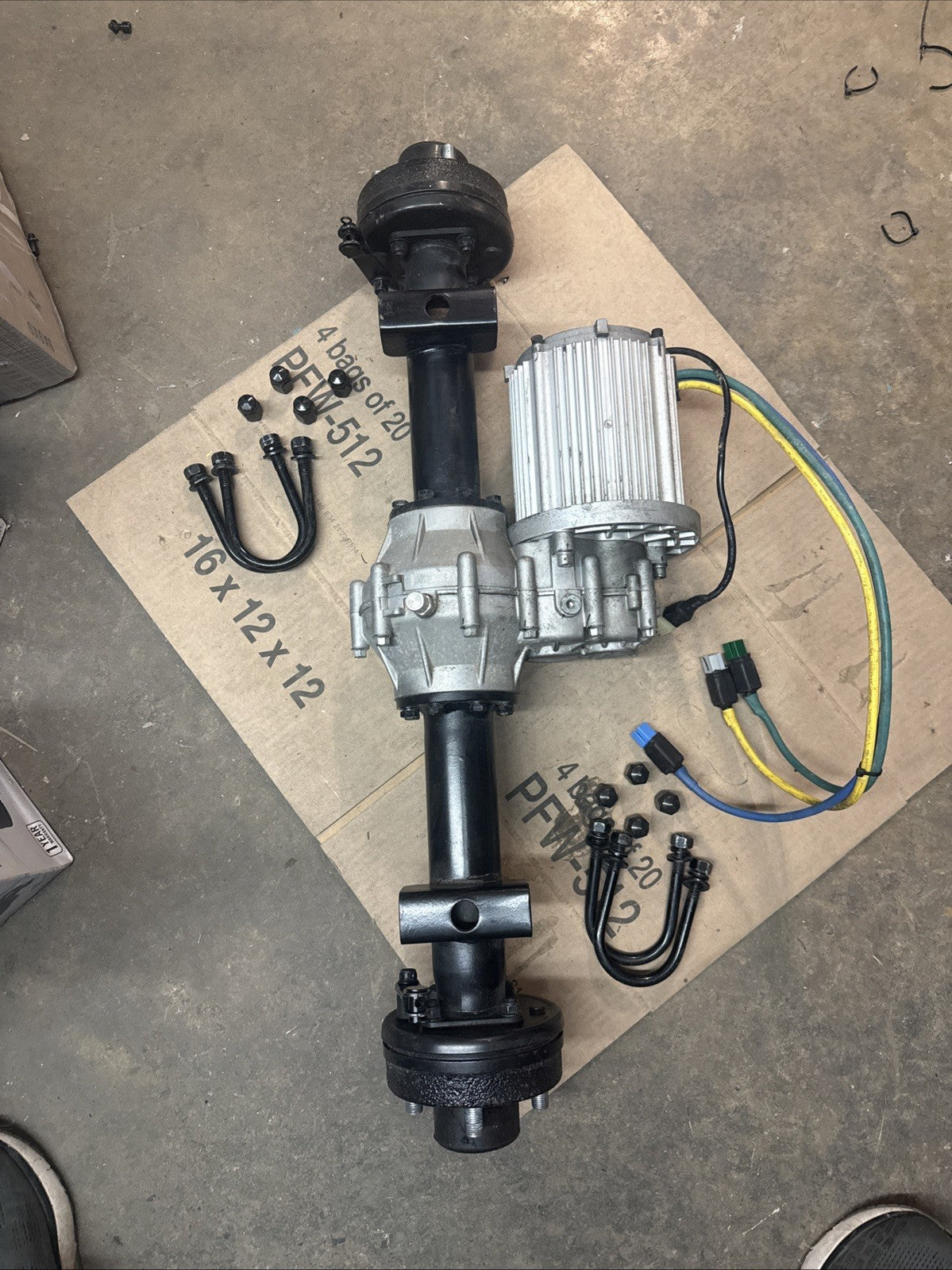 Ryobi RM480ex Complete Drive Transaxle Assembly / Rear Axle 38” Riding Mower 48V