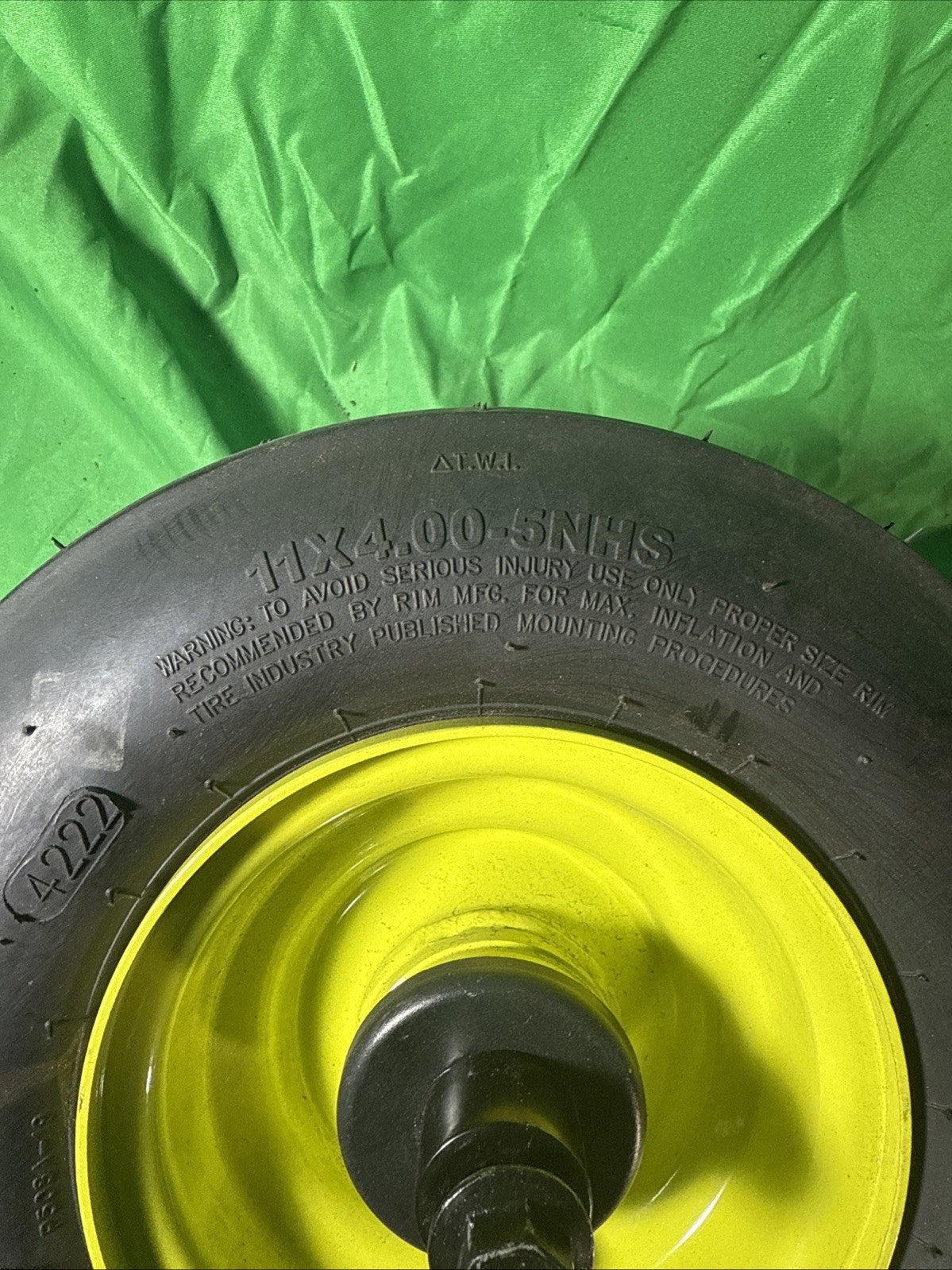 Front Wheel & Tire for Ryobi Z30Li 80v Zero Turn Mower