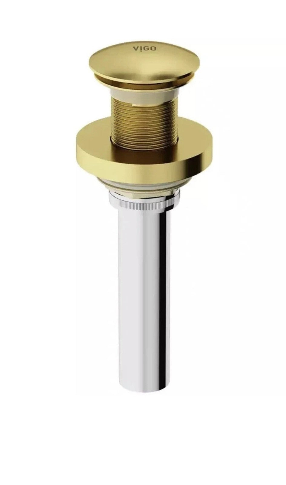 3 Pack! VIGO  Vessel Bathroom Sink Pop Up Drain without Overflow Matte Gold