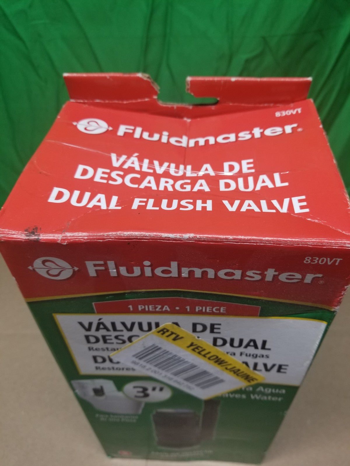 Fluidmaster Replacement 3 in. Dual Flush Valve for Toilets (1-Piece) OPEN BOX