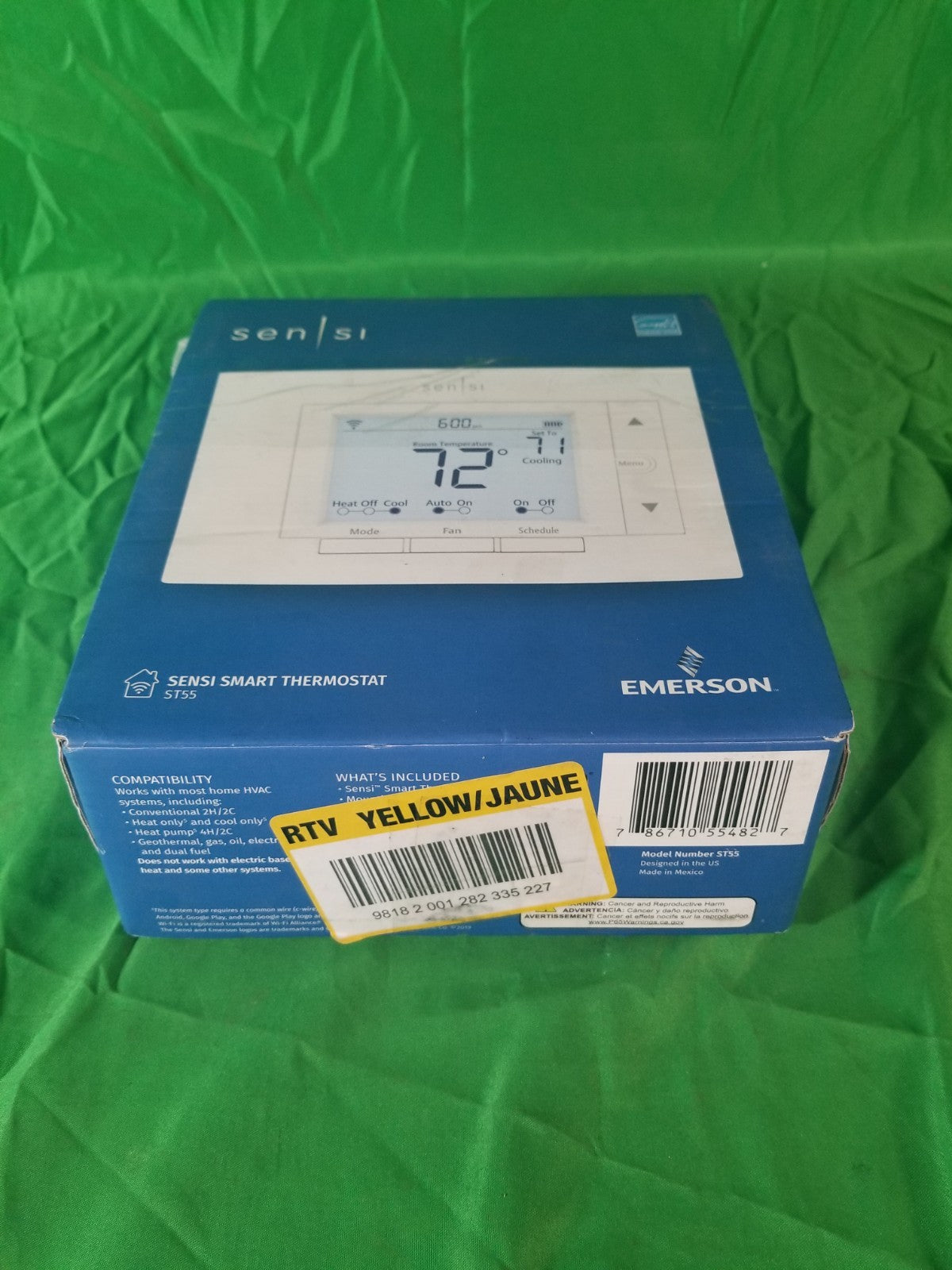 Emerson White-Rodgers 1F83C-11NP 80 Series Non-Programmable Thermostat, Diff Box