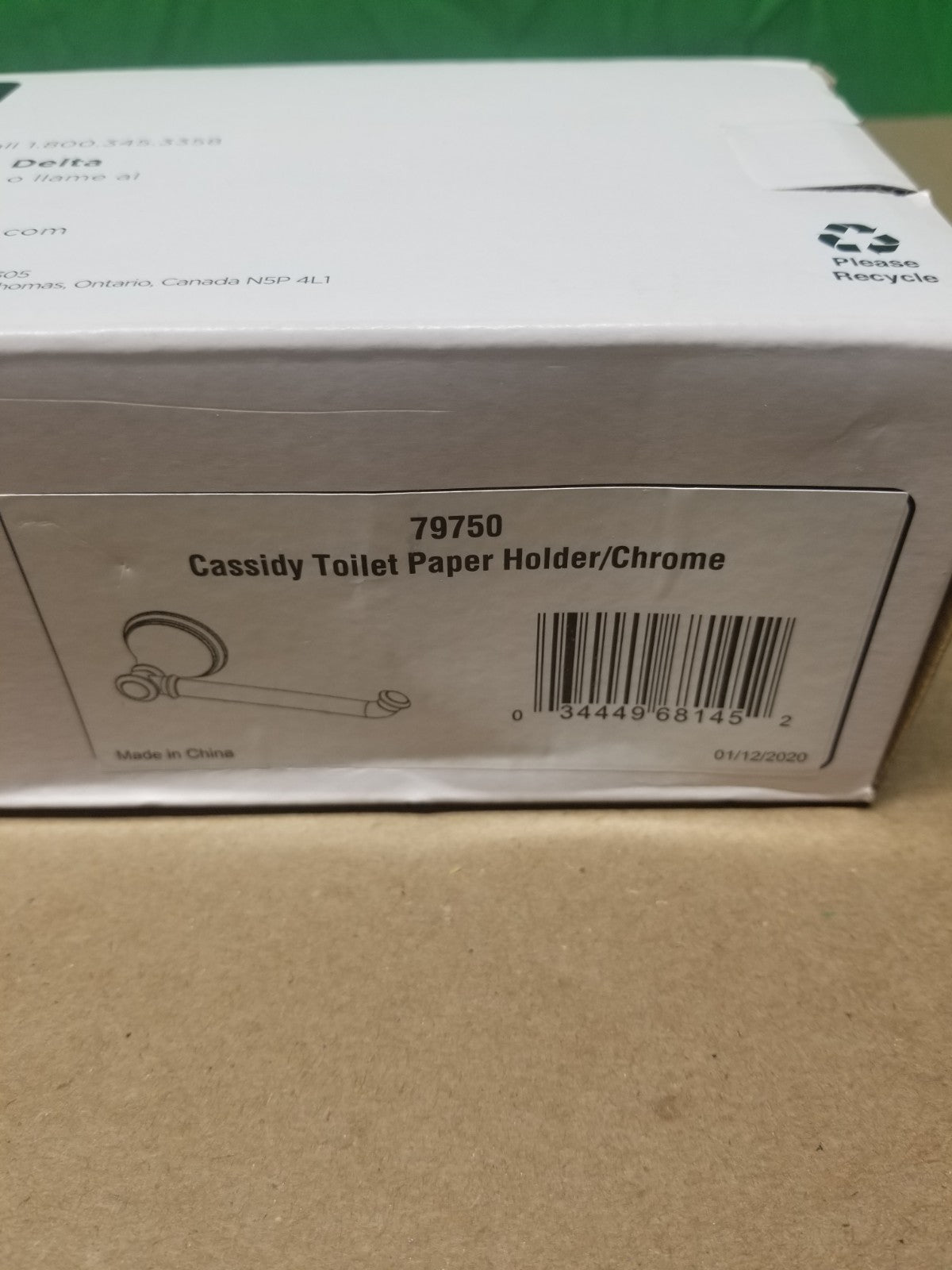 Delta Cassidy Collection Toilet Paper Holder in Chrome 79750