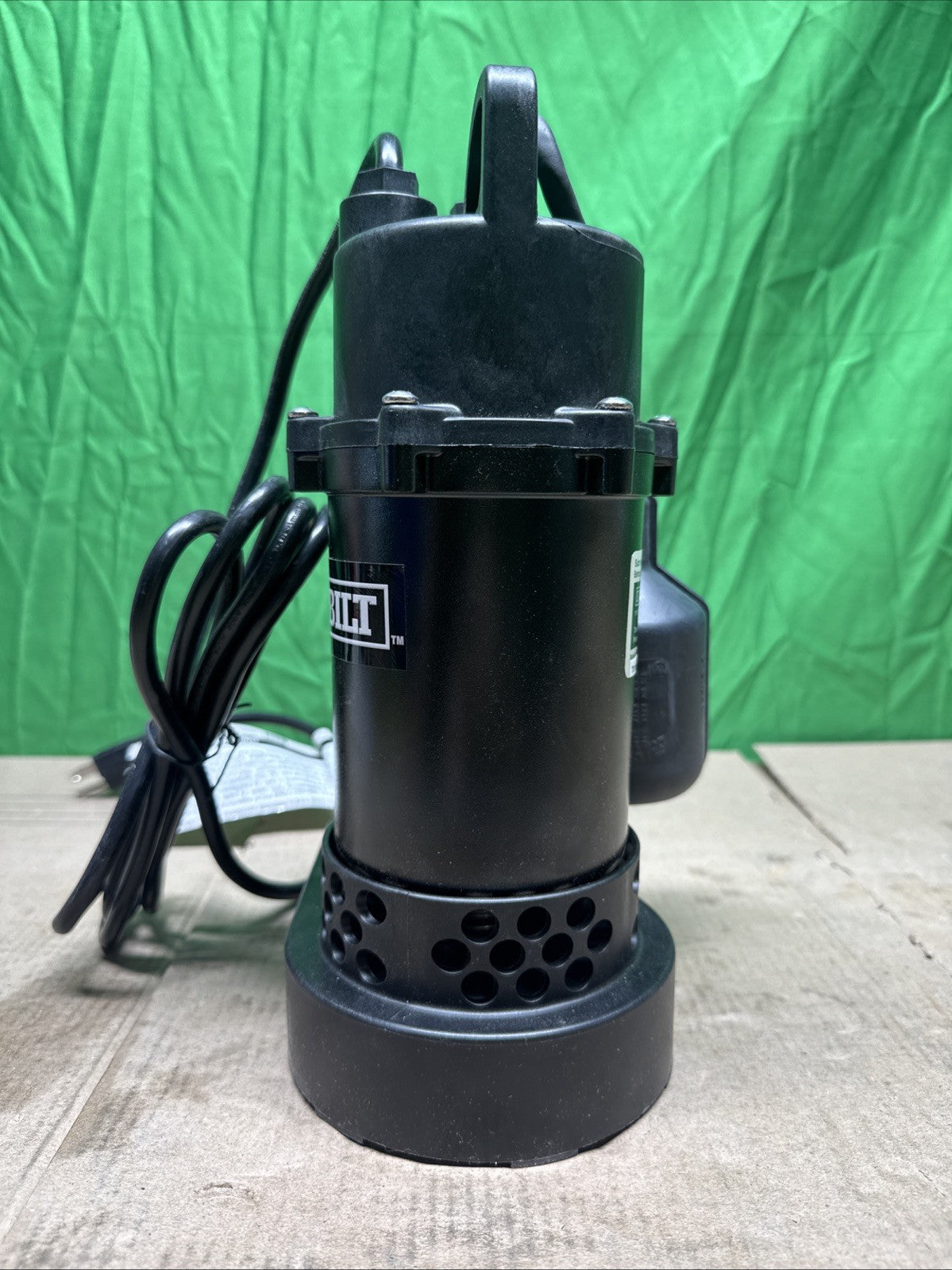 Everbilt HDSP50W 1/2 HP Submersible Aluminum Sump Pump with Tethered Switch