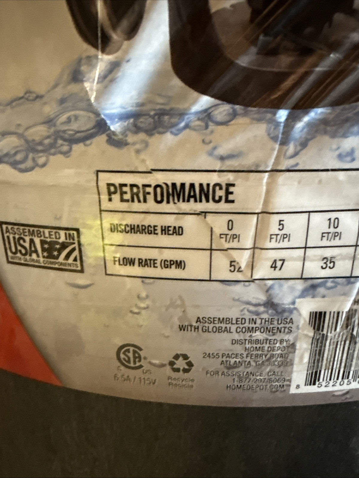 Everbilt THD1095 3/10 HP Pre-Plumbed Sump Pump System