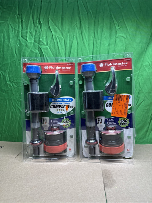 LOT OF 2 Fluidmaster Universal Complete Toilet Kit   #K-400H-021