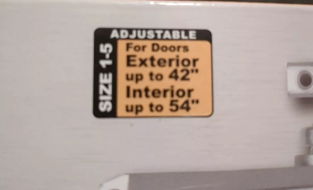 Universal Hardware Aluminum Finish Commercial Door Closer Heavy Duty UH4031 NEW