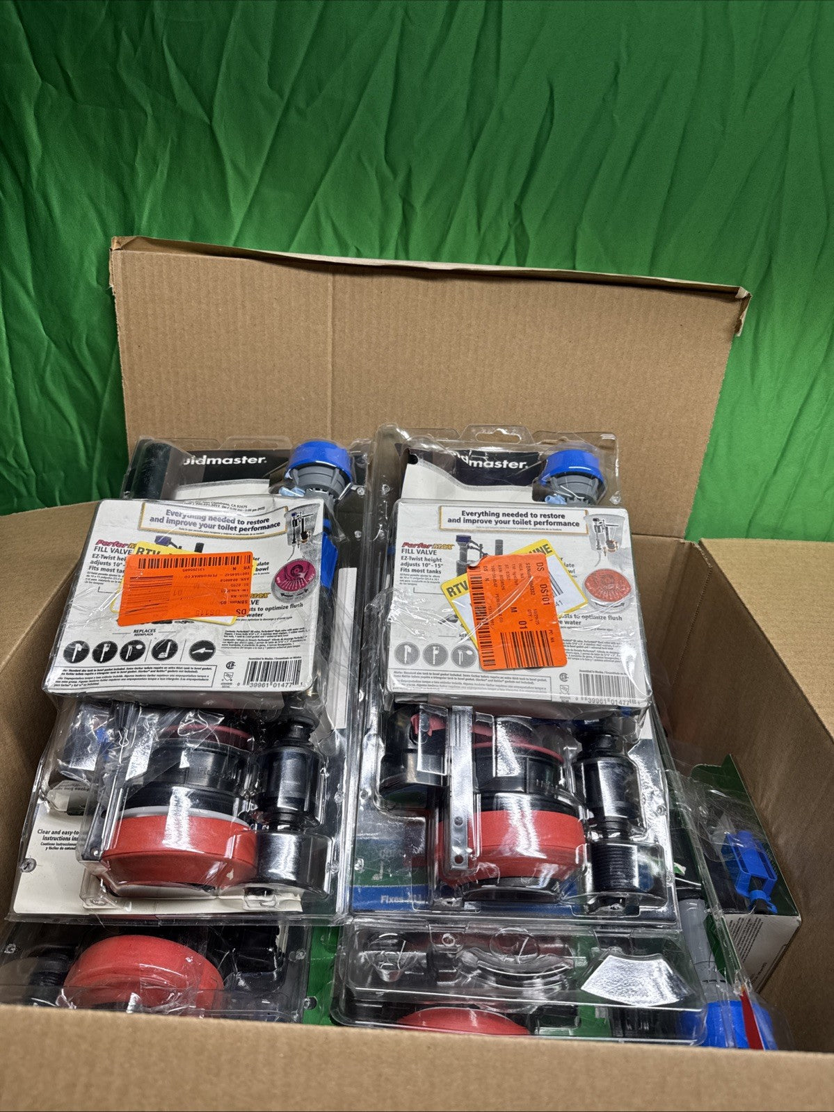 LOT OF 7 Fluidmaster Universal Complete Toilet Repair Kit 10" H 400ARHRK