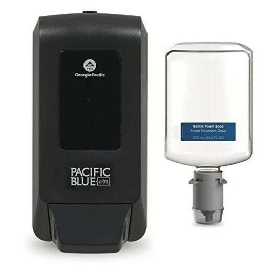 GP PRO Pacific Blue Ultra Manual Soap & Sanitizer Dispenser Starter Kit 5305714
