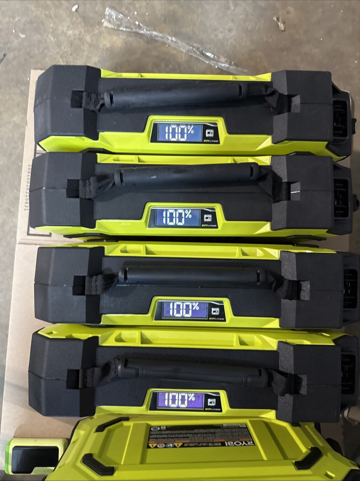 RYOBI 80V Battery 10 Ah Lithium-Ion Zero Turn Mower Battery (OP801720) OPEN BOX*