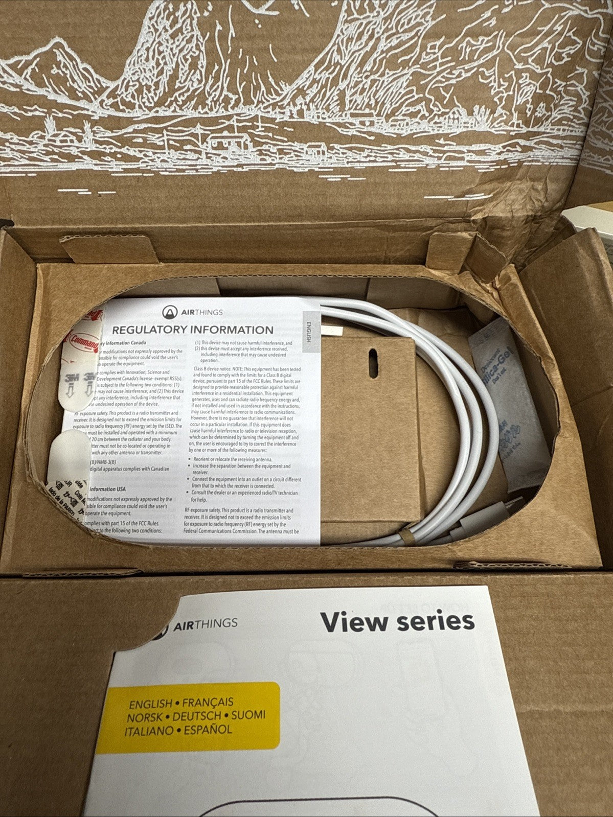 NEW Airthings 2960 View Plus Radon & Air Quality Monitor Wi-Fi Battery READ