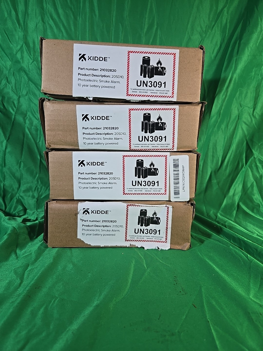 Kidde Smoke Detector 10-Year Battery Powered LED Warning Light 20SD10