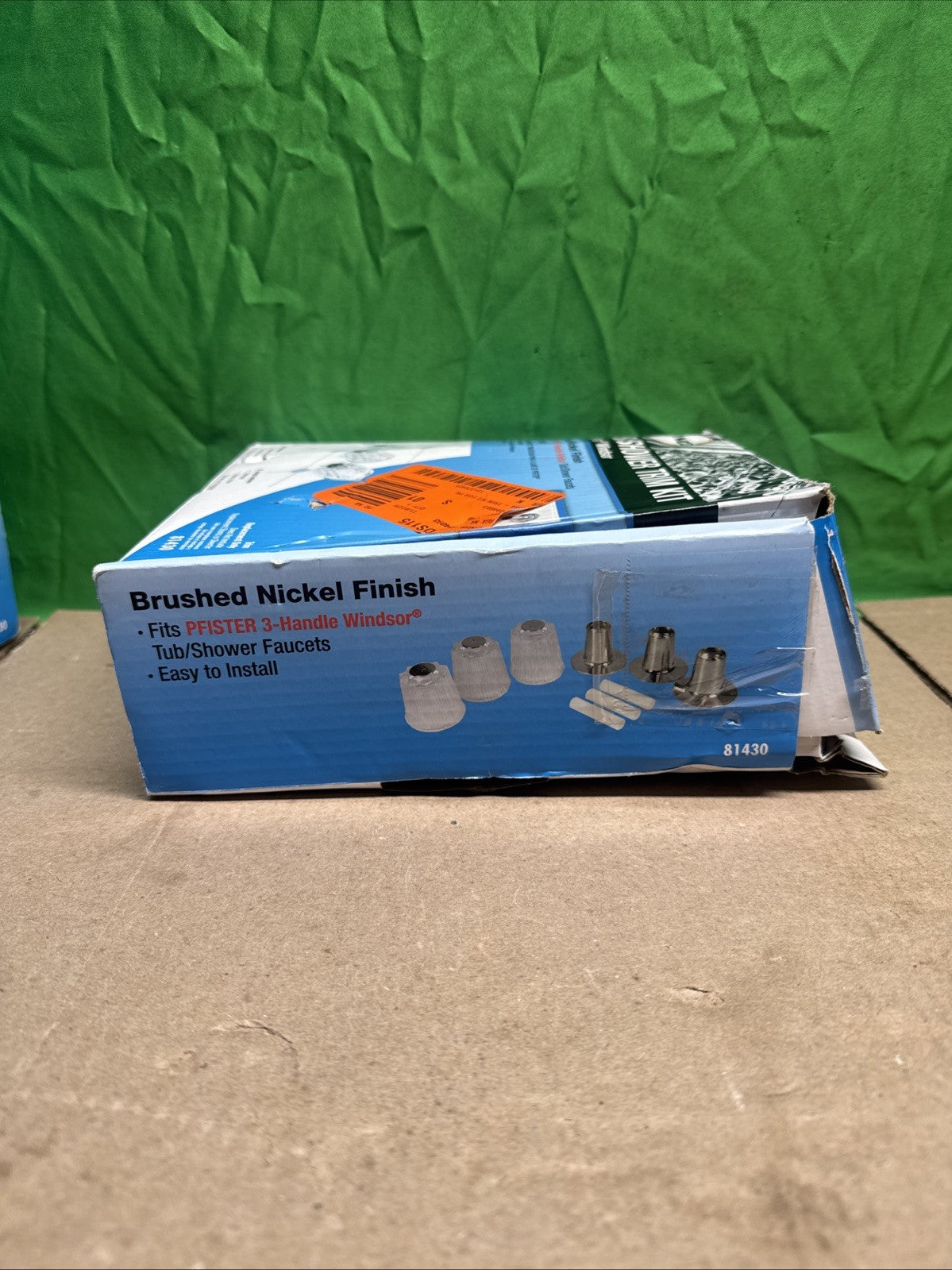 Danco 81430 Pfister Windsor Tub / Shower Trim Kit, Brushed Nickel NEW OPEN BOX