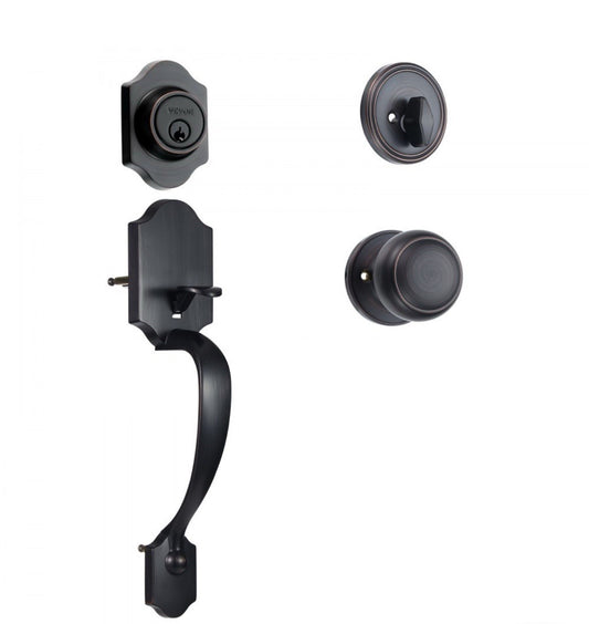 VEVOR Front Door Handle and Deadbolt Set Antique Copper Front Door