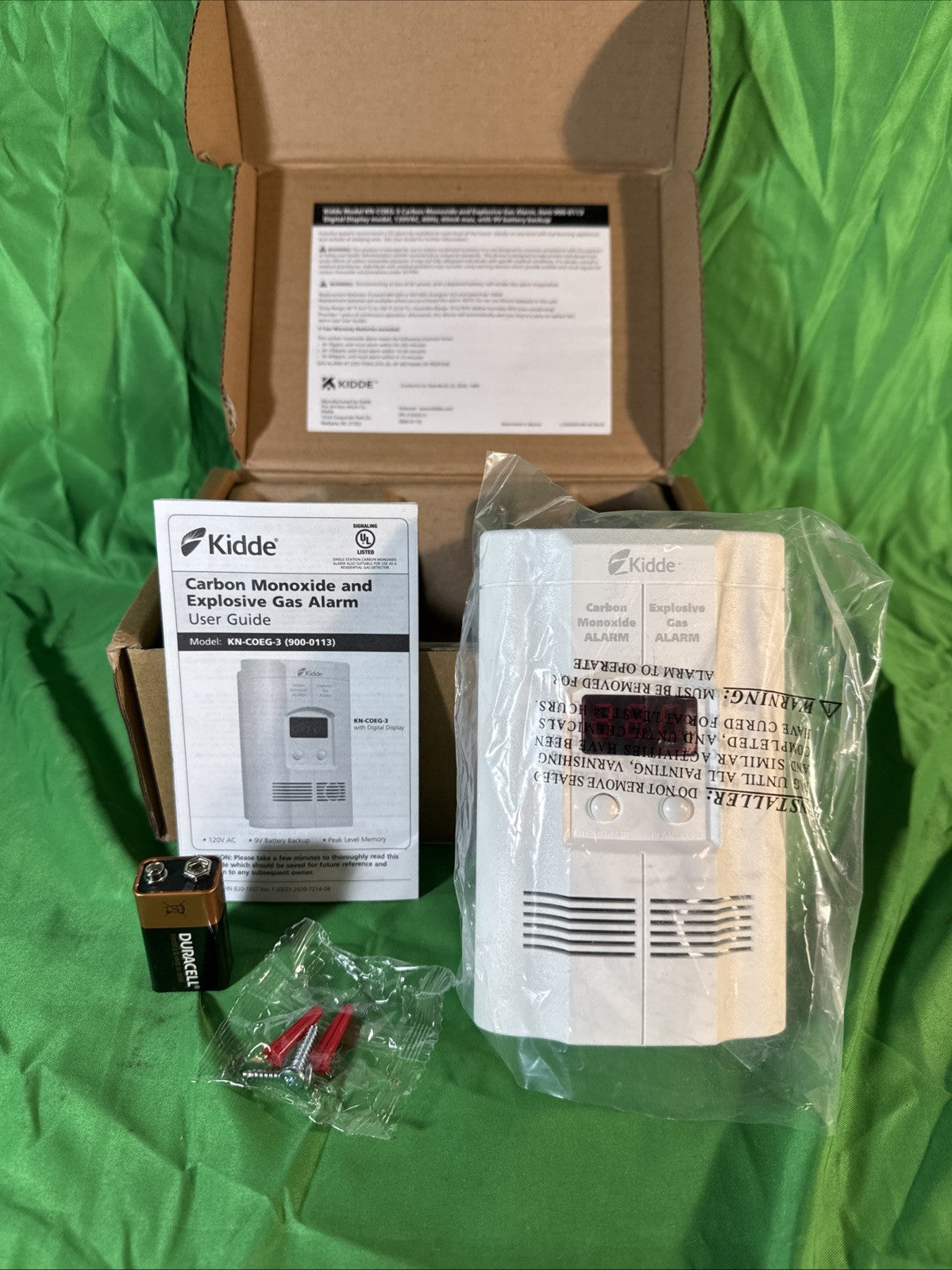 Kidde Nighthawk KN-COEG-3 Explosive Gas Alarm Carbon Monoxide Alarm Detector