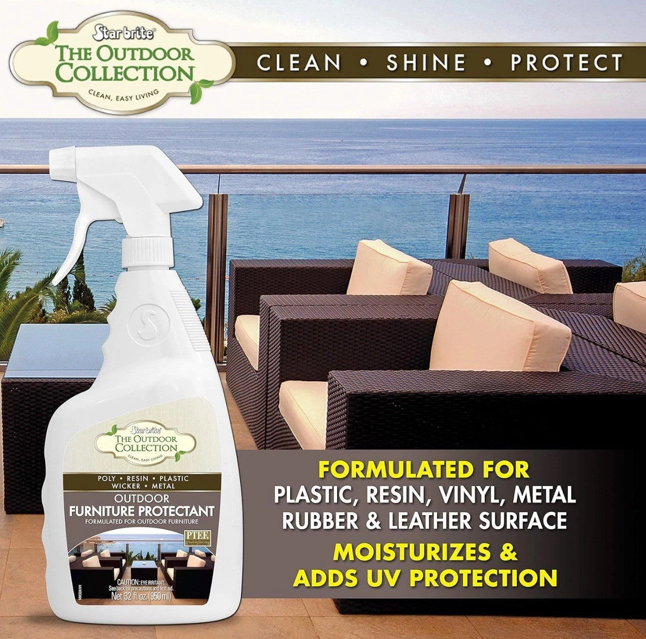 Star brite 59032 Outdoor Furniture Protectant Spray, 32 oz.