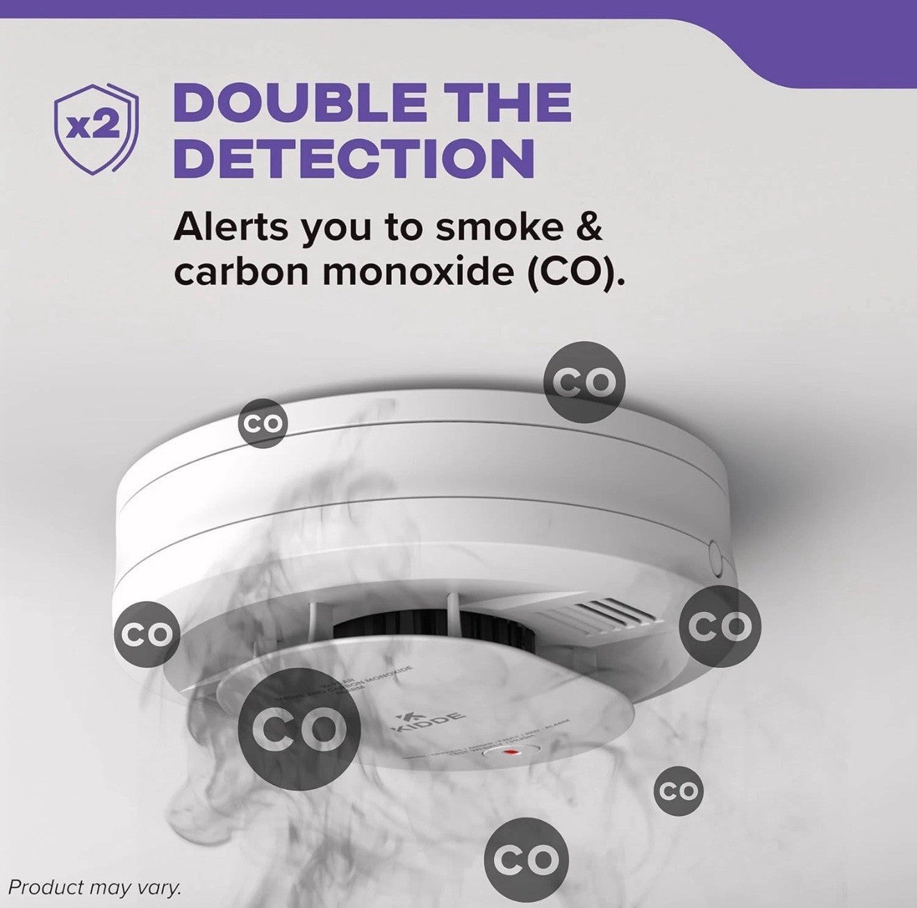 2-PACK Kidde Smoke & Carbon Monoxide Detector 10yr Battery Model: 30CUD10 NEW OB